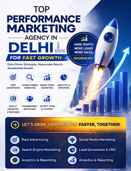 Top Performance Marketing Agency in Delhi for Fast Growth